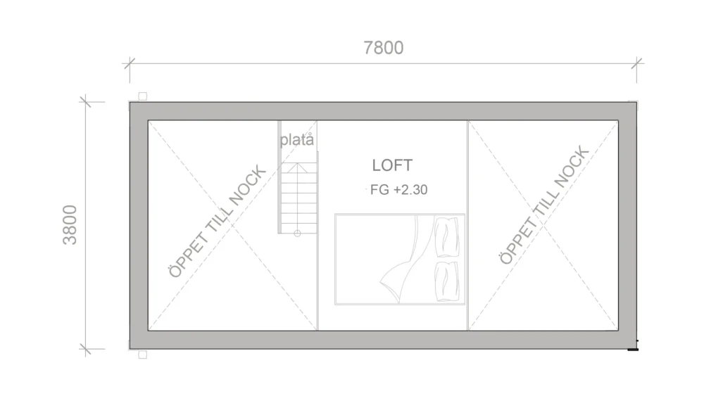 attefallshus göteborg planritning loft