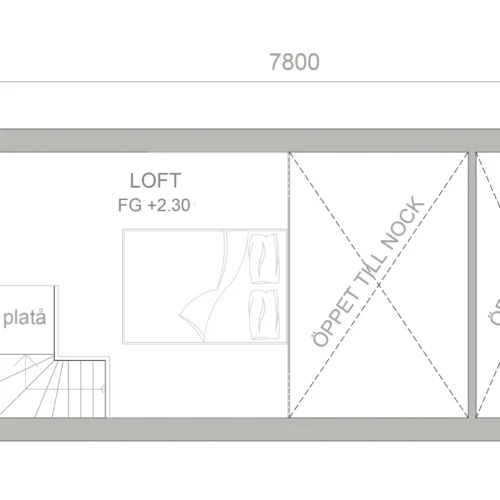 attefallshus norrbotten planritning loft