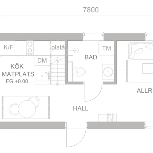 attefallshus norrtälje planritning