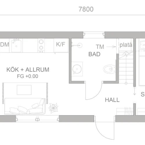 attefallshus västerås planritning