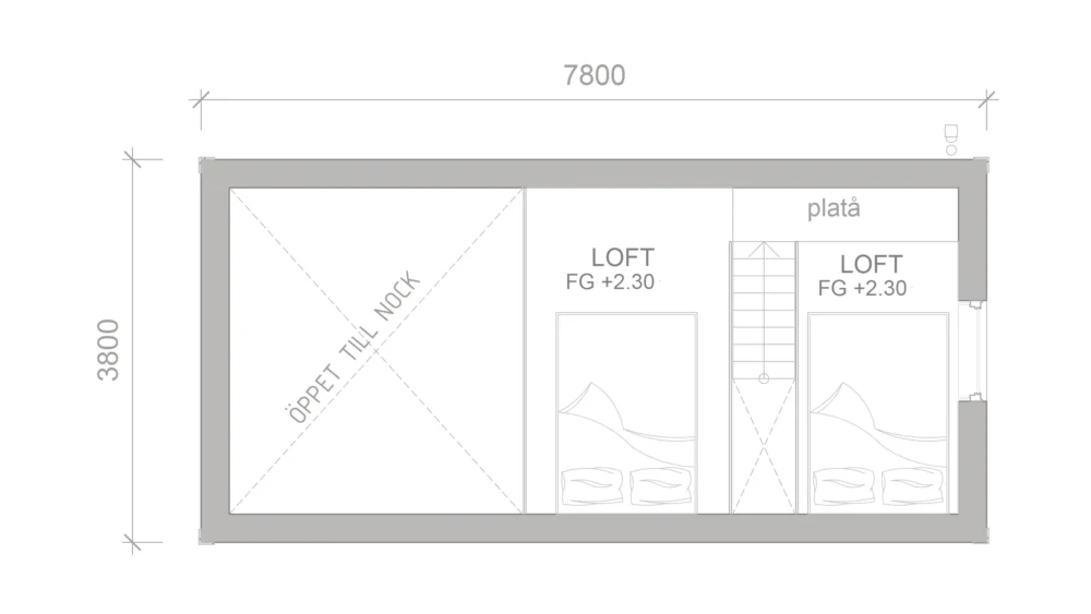 campingstugor västkusten planritning loft