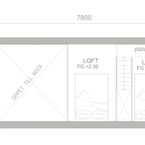 campingstugor västkusten planritning loft