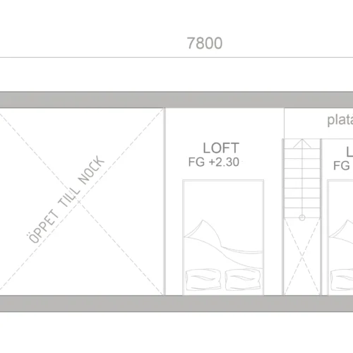 fjällstugor lapland planritning loft