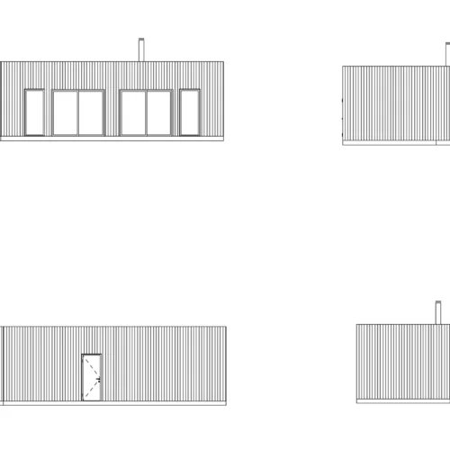 fritidshus halland fasadritning