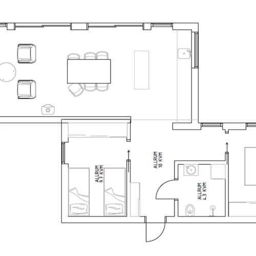 fritidshus halland planritning